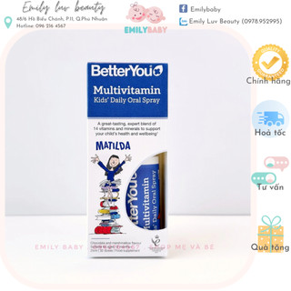 Vitamin tổng hợp dạng xịt Better You Multivitamin cho bé 1 tuổi+