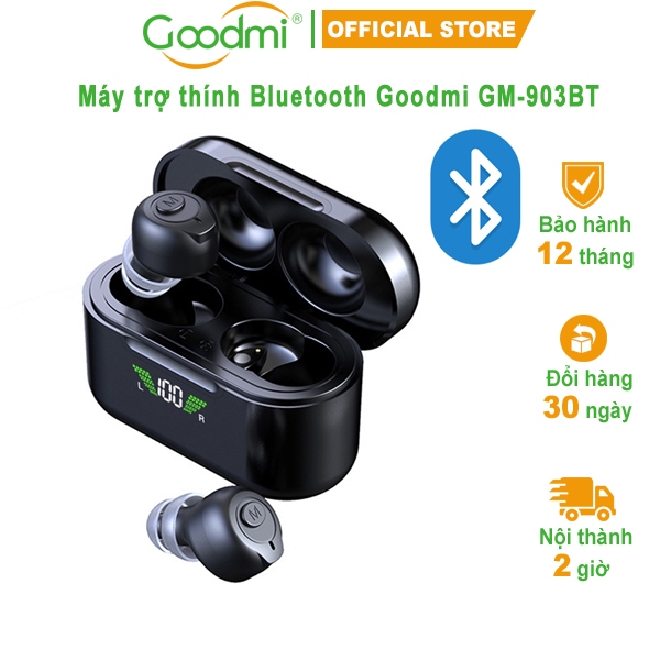 Bộ Máy Trợ Thính Dành Cho Người Già Điếc Nặng Có Bluetooth Goodmi GM-903BT
