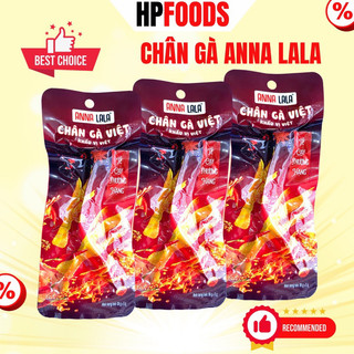 Combo 10 cái chân gà Anna Lala Tê Cay Thượng Hạng chân 35g-đồ ăn vặt chân gà cay vị tứ xuyên tương thơm tê cay ăn lền