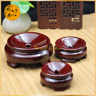 Đế cầu bằng gỗ đặt quả cầu size từ 3cm-6cm đế gỗ trưng bày quả cầu phong thủy trang trí nhà cửa