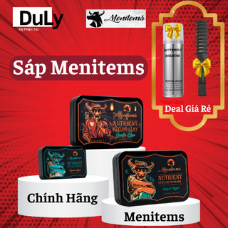 Sáp vuốt tóc Menitems 50G-100G tạo kiểu tóc siêu giữ nếp bóng đẹp cao cấp - hương thơm lôi cuốn