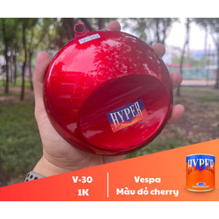 Sơn xe máy hyper màu đỏ cherry vespa 1k - 1 lít