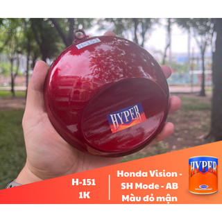Sơn xe máy hyper màu đỏ đô honda airblade - vision - sh mode 1k - 1lit