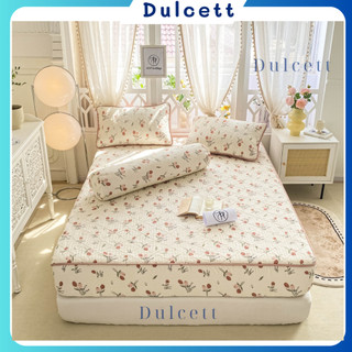 Ga Gối Cotton Đũi Hàn trần bông “ Vân Mây “ siêu cấp, set 4 món Đũi mềm mát mịn thấm hút mồ hôi, Hàng nhập khẩu loại 1.