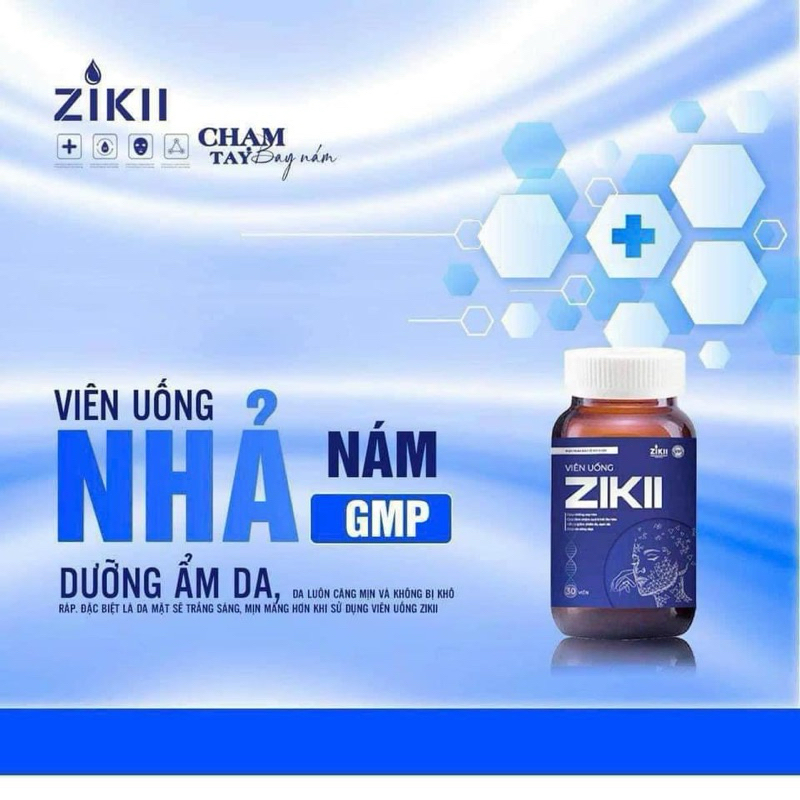 Viên Uống Nhả Nám Zikii - Chạm tay bay nám