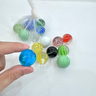 bi thuỷ tinh loại lớn đủ màu đường kính 24mm trang trí cây cảnh, hồ cá