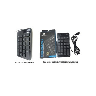 Bàn phím số có dây ( Newmen TK-031 / Genius / MIKUSO KB-047U / R8 )