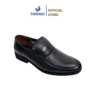 Giày Tây Da Bò Nam Công Sở Tadazo GT697-2 ĐEN