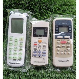 [Chọn mẫu] REMOTE MÁY LẠNH NAGAKAWA (tặng pin, bảo hành 3 tháng)