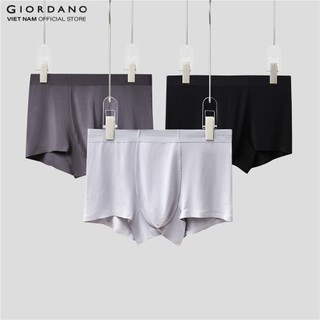 Set 3 quần lót nam modal men's trunk giordano 01172401