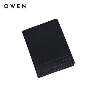 Owen - ví da vd232679 màu đen chất liệu da thật