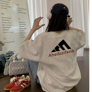 Local brand Focus basic áo thun xám tiêu in Mùa hè form rộng 2024 áo phông nữ đẹp cổ tròn tay ngắn 100%cotton