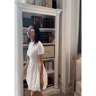 Đầm thun phối tùng bí xòe - RL 04