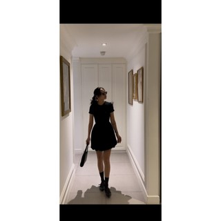 Đầm thun phối tùng bí xòe - rl 04