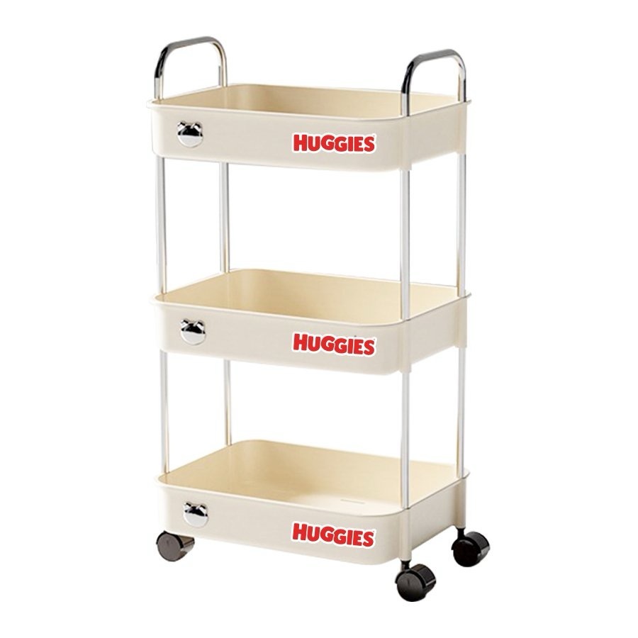 [Gift] Kệ 3 tầng Huggies
