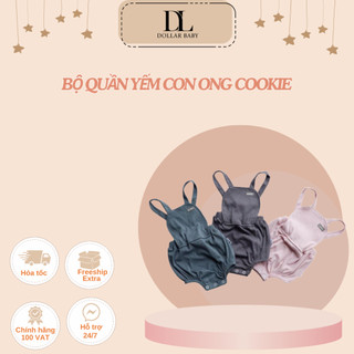 Bộ body quần yếm con ong Cookie
