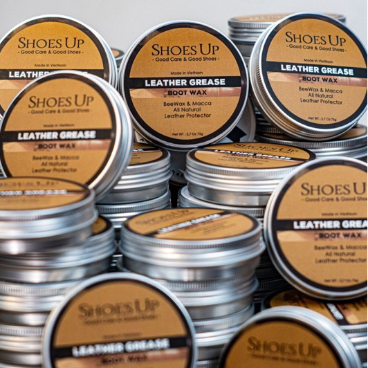 Shoes Up Leather Grease - Sáp dưỡng đồ da chuyên sâu dành cho giày,bốt, áo khoác da