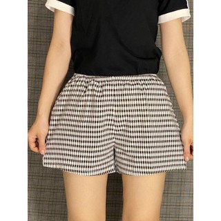Xả Quần Đùi nữ Ca Rô vải cotton short co màu và Size chọn
