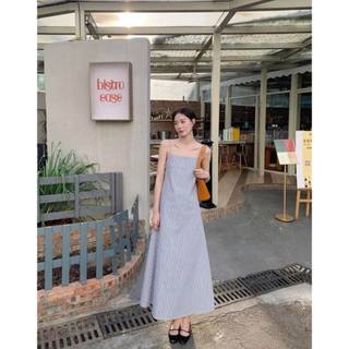 🍭Đầm xuông sọc 2 dây