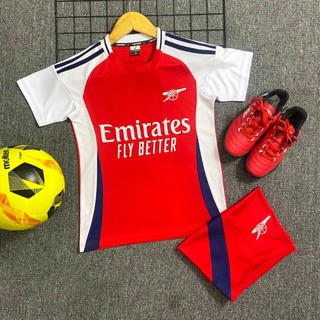 Quần áo bóng đá trẻ em Arsenal logo thêu,  đồ đá banh trẻ em Arsenal thun lạnh cao cấp Siêu dễ thương nhiều mẫu B5
