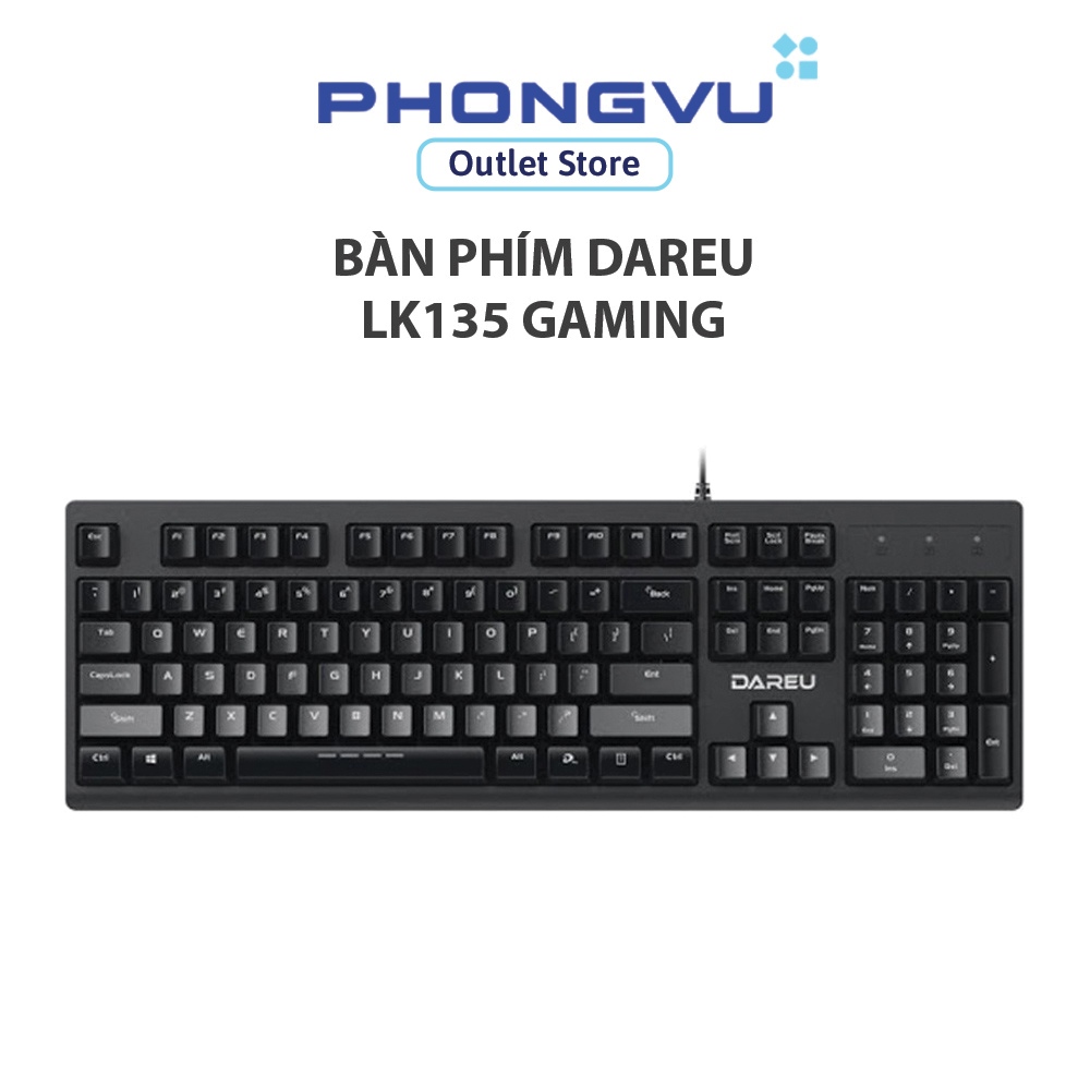 Bàn Phím Dareu LK135 Gaming (Đen) (Bảo hành 24 tháng)