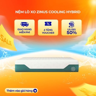 Nệm lò xo Zinus Cooling Hybrid