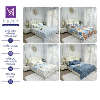  Bộ Chăn Ga Gối Lụa Tencel Coolsilk SAMY BEDDING Cao Cấp Đa Dạng Mẫu Mã
