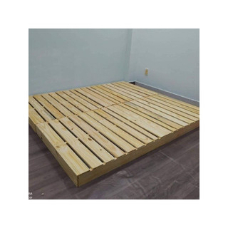 Giường ngủ pallet gỗ tự nhiên cao cấp cao 10cm || pallet gỗ cao 10cm,bản nan to chắc chắn