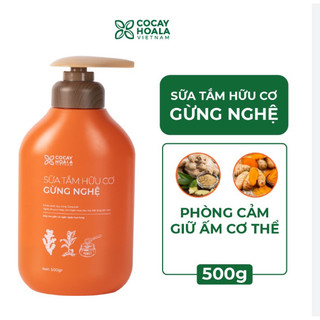 Sữa Tắm Thảo Dược Hữu Cơ Gừng Nghệ Cỏ Cây Hoa Lá Việt Nam 500g - Tự Hào Nông Sản Việt