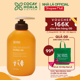  Dầu Xả Hữu Cơ Gừng Sả Cỏ Cây Hoa Lá 500g - Tự Hào Nông Sản Việt