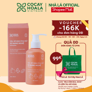  Dung dịch vệ sinh phụ nữ Gel X2 Nano nghệ đào sạch thơm, mờ thâm - Tự Hào Nông Sản Việt