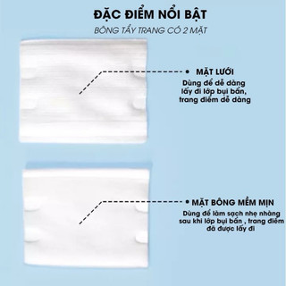 BÔNG TẨY TRANG NỘI ĐỊA TRUNG LÀM SẠCH DA