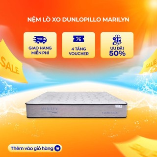 Nệm lò xo Dunlopillo Marilyn công nghệ tạo giấc ngủ sâu cho bạn, bảo hành bởi Vua Nệm