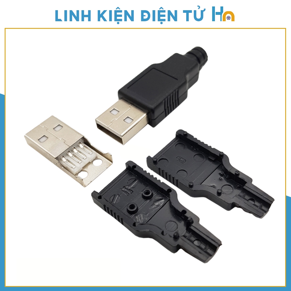 Đầu Jack USB A Đực, Cái