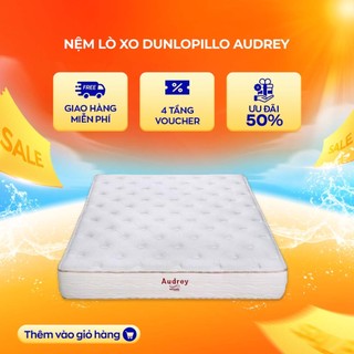 Nệm lò xo Dunlopillo Audrey dày 25cm độ đàn hồi cao bảo vệ cột sống bảo hành bởi Vua Nệm