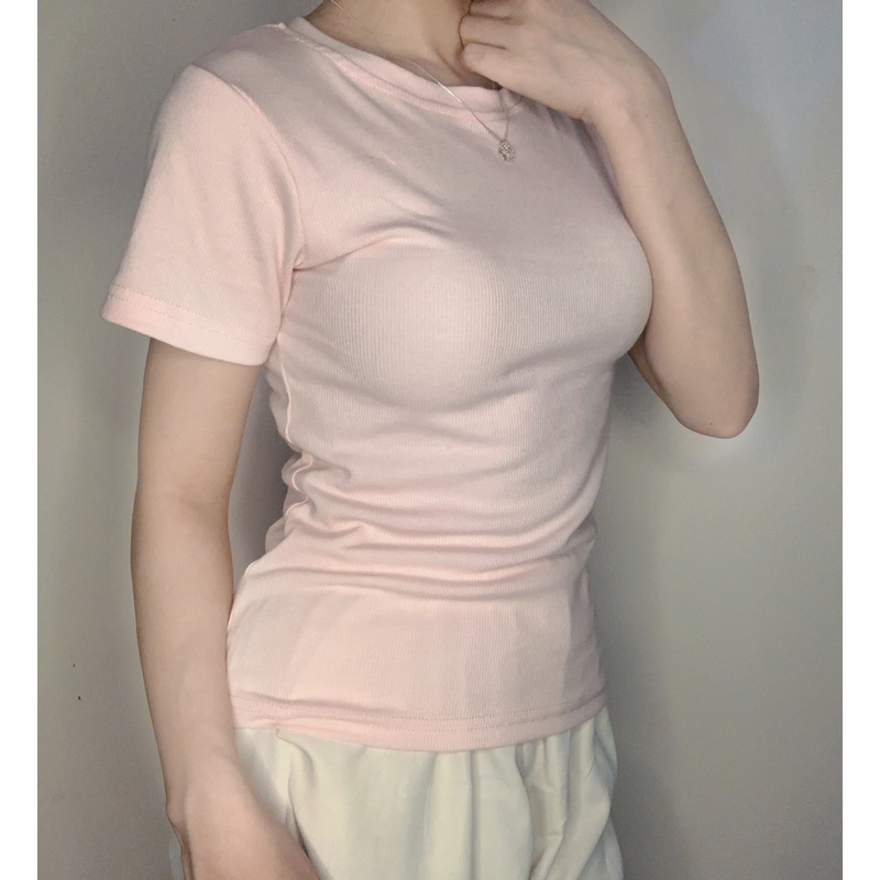 áo thun tăm xám, đen, trắng, body, dễ mặc dễ phối đồ, baby tee | BigBuy360 - bigbuy360.vn