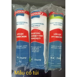 Bộ 3 lõi lọc nước số 1,2,3 Sunhouse