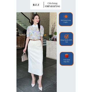 Áo họa tiết bèo bồng