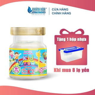 Nước Yến Sào Cho Bé KIDGROW 18% Bổ Sung Vitamin K2 / Bổ sung HMO - Khánh Hòa Nutrition - Lọ 70ml