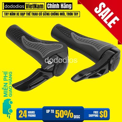 Tay Nắm Xe Đạp Thể Thao Dododios Có Sừng Chống Mỏi, Trơn Tay - Hàng Chính Hãng