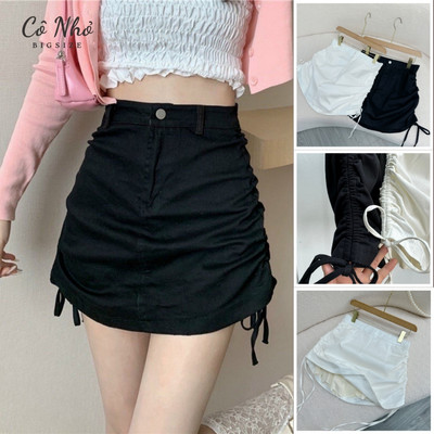 Chân váy ngắn bigsize cô nhỏ có quần lót rút hông thời trang chất kaki mềm mịn cho nàng chuppy- CVKAKI