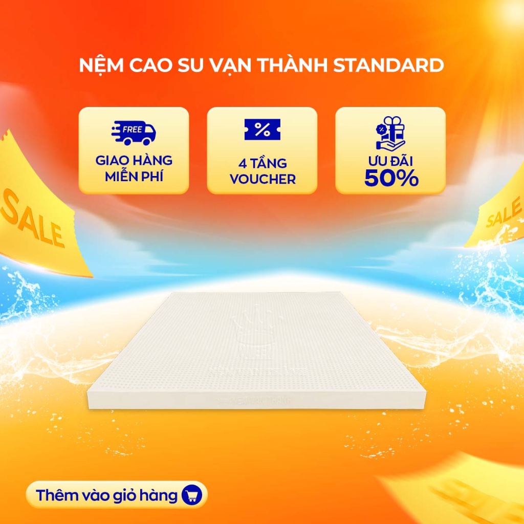 Đệm cao su Vạn Thành Standard