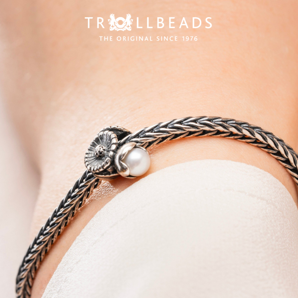 Trollbeads Bead Bạc cao cấp 12 Hoa Tháng Sinh