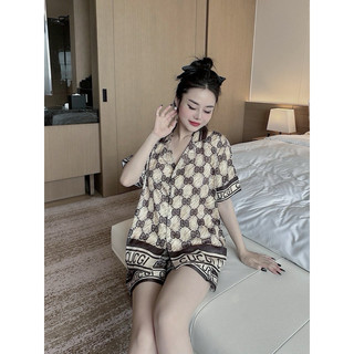 Đồ Bộ Lụa Xước Ánh Kim Mẫu Mới