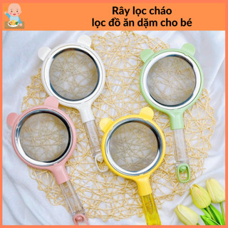 Rây lọc inox- rây lọc bột cháo thức ăn, trái cây cho bé ăn dặm lọc siêu mịn