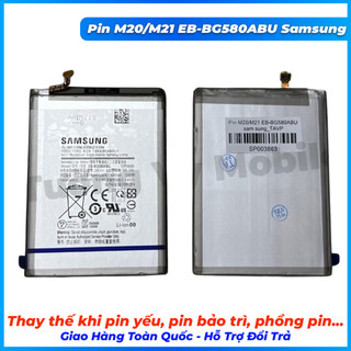 Pin samsung m20, m21 eb-bg580abu