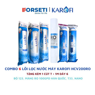 Combo 6 lõi lọc nước Karofi chính hãng dùng cho máy lọc nước Karofi HCV200RO