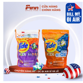 [BILL MỸ AIR] Viên giặt Tide Pods & Ultra Oxi 3 in 1 26 - 39 viên (Bịch)