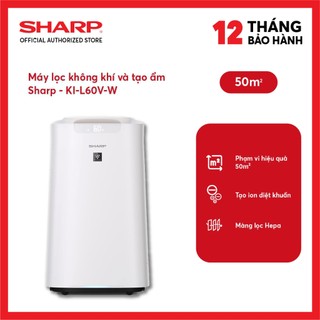 Máy lọc không khí và tạo ẩm sharp ki-l60v-w
