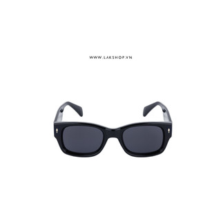 Kính Sunglasses Black Square Frame Flat Frames